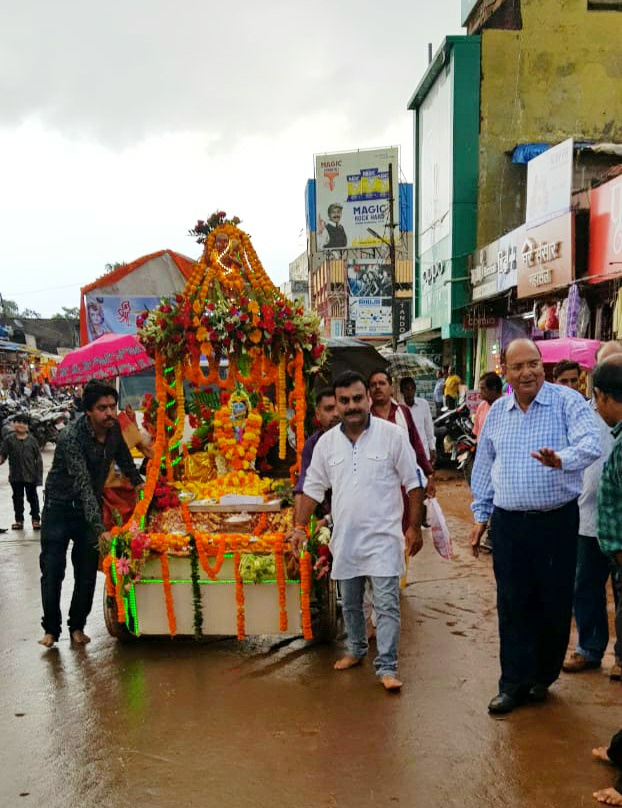 पंजाब सनातन धर्मसभा के द्वारा कृष्ण जन्माष्टमी की शोभा यात्रा का भाजयुमो ने किया स्वागत