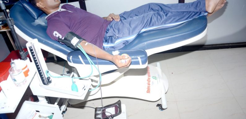 केरिपु-168 के जवान ने मलेरिया से ग्रसित बच्चे के लिये किया रक्तदान