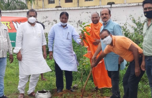 डाॅ. श्यामा प्रसाद मुखर्जी की जयंती पर भाजपा जगदलपुर ने किया वृक्षारोपण