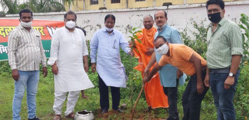 डाॅ. श्यामा प्रसाद मुखर्जी की जयंती पर भाजपा जगदलपुर ने किया वृक्षारोपण