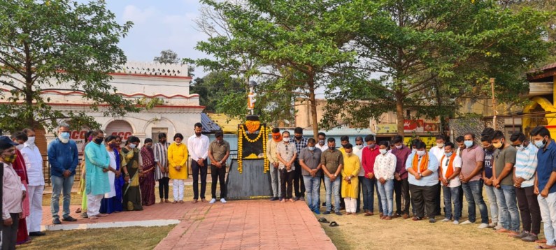 नक्सल हमले में शहीद जवानों को भाजयुमो-बस्तर ने दी श्रद्धांजलि,  कहा – सरकार नक्सल मोर्चे पर पूरी तरह नाकाम