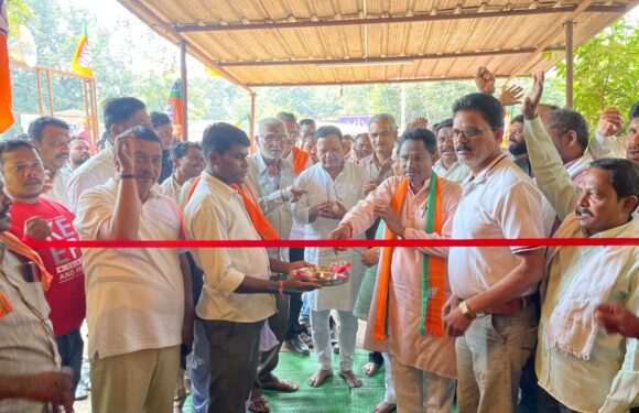 करपावण्ड, बकावण्ड व बस्तर में हुआ भाजपा के चुनाव कार्यालय का उद्घाटन, बस्तर विधानसभा में 250 ग्रामीणों ने किया भाजपा में प्रवेश