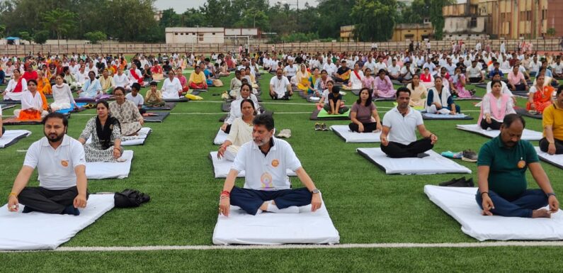 योग मानवता को भारत की अतुलनीय देन और भारत की पुरातन विधा है – भाजपा प्रदेशाध्यक्ष व विधायक किरण देव